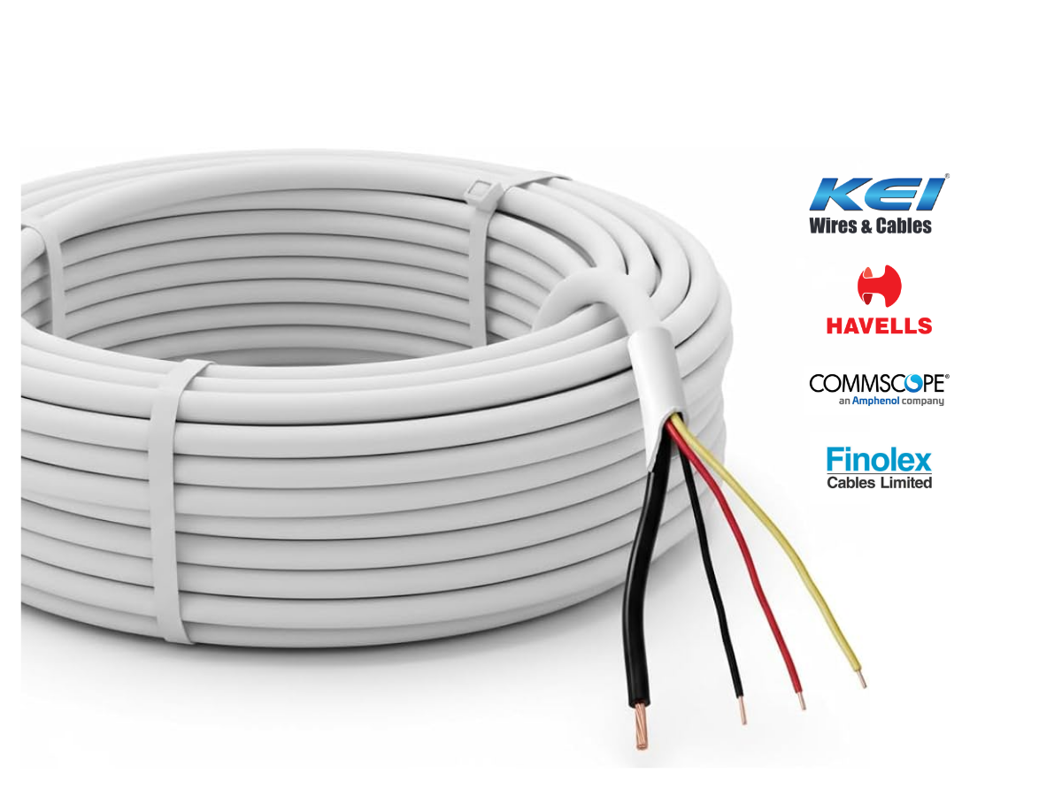 Coaxial cables for CCTV camera near me setups